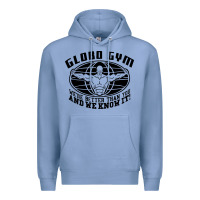 Colony Blue globo gym Premium Hoodie - artisFamous
