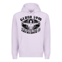 Lilac globo gym Premium Hoodie - artisFamous