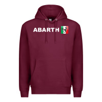 Burgundy abarth scorpion merch Premium Hoodie - artisFamous