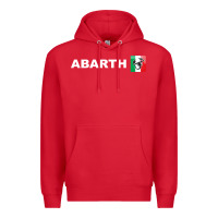 Red abarth scorpion merch Premium Hoodie - artisFamous