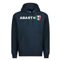 Navy abarth scorpion merch Premium Hoodie - artisFamous