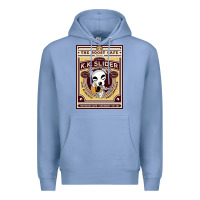 Colony Blue the roost cafe Premium Hoodie - artisFamous