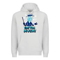 Dove Grey snow miser Premium Hoodie - artisFamous