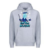 Heather Grey snow miser Premium Hoodie - artisFamous
