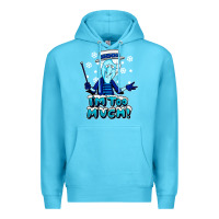 Ocean Blue snow miser Premium Hoodie - artisFamous