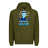 Army Green snow miser Premium Hoodie - artisFamous