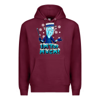 Burgundy snow miser Premium Hoodie - artisFamous