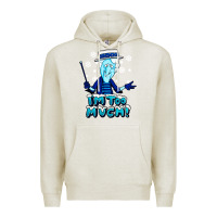 Oatmeal Heather snow miser Premium Hoodie - artisFamous