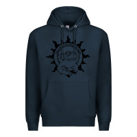 Navy church of the toad of light psychedelic frog Premium Hoodie - artisFamous