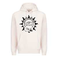 Pale Pink church of the toad of light psychedelic frog Premium Hoodie - artisFamous