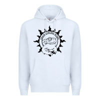 White church of the toad of light psychedelic frog Premium Hoodie - artisFamous