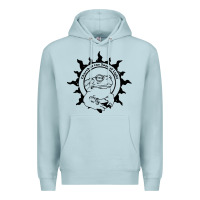 Blue Mist church of the toad of light psychedelic frog Premium Hoodie - artisFamous