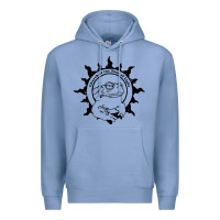 Colony Blue church of the toad of light psychedelic frog Premium Hoodie - artisFamous