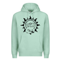 Seafoam church of the toad of light psychedelic frog Premium Hoodie - artisFamous