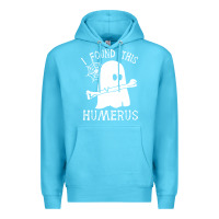 Ocean Blue halloween i found this skeleton Premium Hoodie - artisFamous