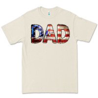 Bone American Flag Dad 4th of July Premium Tee - LillyAllenDesigns