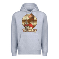 Heather Grey emperor’s new groove kuzco llama no touchy Premium Hoodie - artisFamous