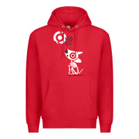 Red target team member halloween Premium Hoodie - artisFamous