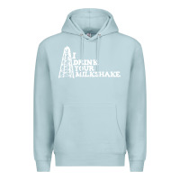 Blue Mist i drink your milkshake Premium Hoodie - artisFamous