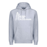 Heather Grey i drink your milkshake Premium Hoodie - artisFamous