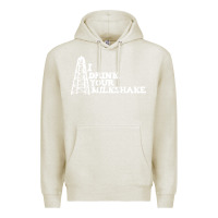 Oatmeal Heather i drink your milkshake Premium Hoodie - artisFamous