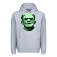 Heather Grey frankenstein Premium Hoodie - artisFamous
