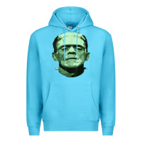 Ocean Blue frankenstein Premium Hoodie - artisFamous