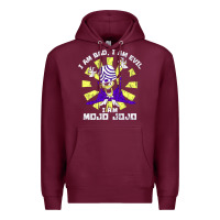 Burgundy i am mojo jojo Premium Hoodie - artisFamous