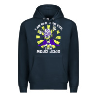 Navy i am mojo jojo Premium Hoodie - artisFamous