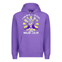 Purple i am mojo jojo Premium Hoodie - artisFamous