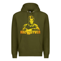 Army Green macgyver actor movie Premium Hoodie - artisFamous