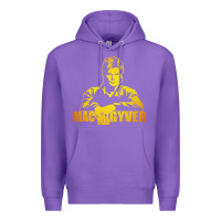 Purple macgyver actor movie Premium Hoodie - artisFamous