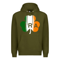 Army Green ira irish lucky shamrock Premium Hoodie - artisFamous