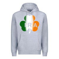 Heather Grey ira irish lucky shamrock Premium Hoodie - artisFamous