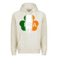 Oatmeal Heather ira irish lucky shamrock Premium Hoodie - artisFamous