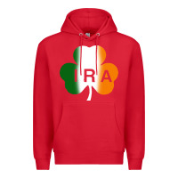 Red ira irish lucky shamrock Premium Hoodie - artisFamous