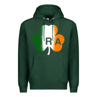 Sports Green ira irish lucky shamrock Premium Hoodie - artisFamous