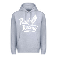 Heather Grey rad racing cycle classic Premium Hoodie - artisFamous