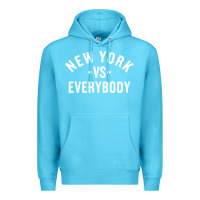 Ocean Blue new york vs everybody Premium Hoodie - artisFamous
