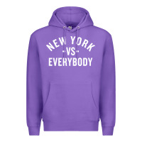 Purple new york vs everybody Premium Hoodie - artisFamous