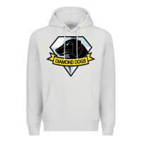 Dove Grey diamond dogs classic Premium Hoodie - artisFamous