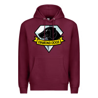 Burgundy diamond dogs classic Premium Hoodie - artisFamous