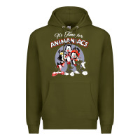 Army Green it’s time for animaniacs Premium Hoodie - artisFamous