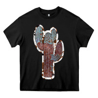 Black Cowhide Old Cactus Heavy Core Tee - RanaPortraitStore