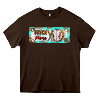 Chocolate Brown pitch please Heavy Core Tee - BundleAndBundleShop