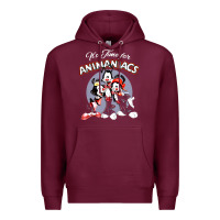 Burgundy it’s time for animaniacs Premium Hoodie - artisFamous