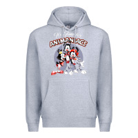 Heather Grey it’s time for animaniacs Premium Hoodie - artisFamous