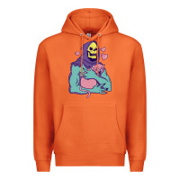 Carrot skeletor's hug cat Premium Hoodie - artisFamous