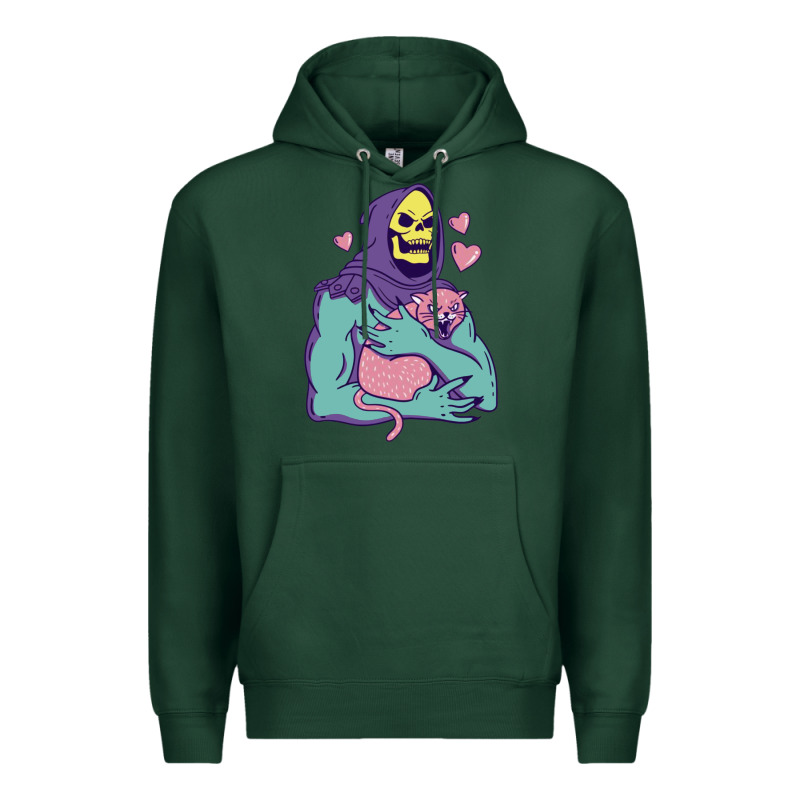 Skeletor's Hug Cat Premium Hoodie by artisFamous | Teevron