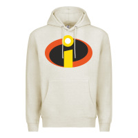Oatmeal Heather incredibles crop top Premium Hoodie - artisFamous
